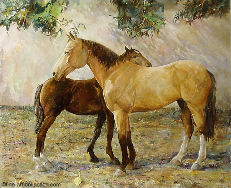 Mare with colt